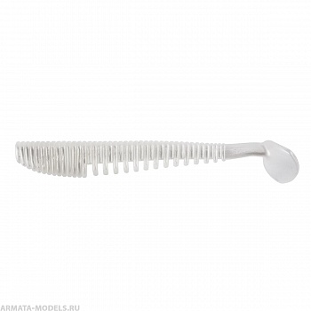 Виброхвост несъедоб. Varuna 4,33''/11см Pearl 100шт. (HS-35-013-N) Helios( цена указана за упаковку, в количестве 100шт.)