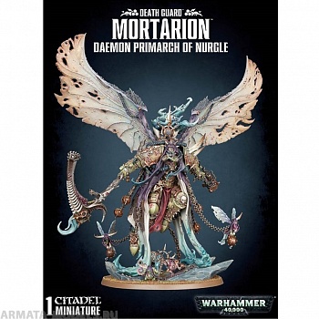 43-49 Набор Гвардия Смерти. Мортарион, Демон-Примарх Нургла (Mortarion, Daemon Primarch of Nurgle) (2021)