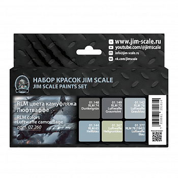 02.260JIM RLM цвета камуфляжа Люфтваффе