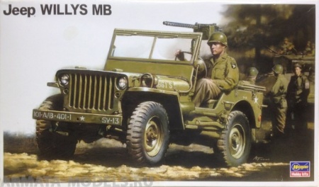 24501 Авто Jeep Willys MB MV1 Hasegawa 24501 Авто Jeep Willys MB MV1 Hasegawa