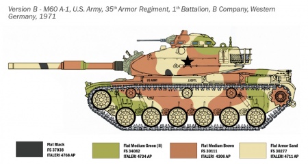7075ИТ Танк M60A1 Italeri