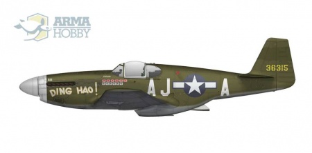 AH70038 P-51 B/C Mustang™ Arma Hobby