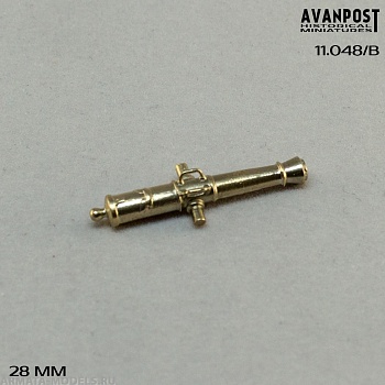 11.048/BАП Бронзовый ствол для 4-фунтового орудия системы Грибоваля