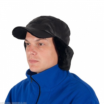 Кепка Triton Мех Мутон черный/Крэк Лайт, цв.черный р.L Helios