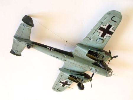 72301 Do-215 В-4, германский истребитель-разведчик ICM