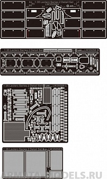 LW35056 Leclerc series 2 detail set -Tamiya
