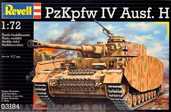 03184 Средний танк Panzerkampfwagen IV Ausf. H, 2-ая Мировая Война, немецкий