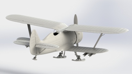 32011 И-153 Чайка (зимний вариант), Советский истребитель ІІ МВ ICM 32011 И-153 Чайка (зимний вариант), Советский истребитель ІІ МВ ICM