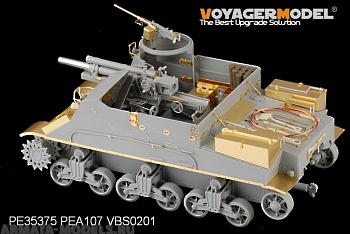 PE35375 Набор фототравления для 1/35 WWII U.S. M7 Priest Mid Production (For DRAGON 6637)