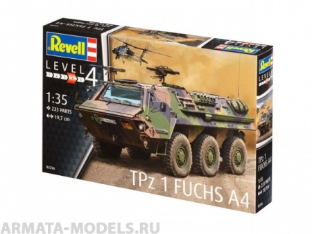 03256 Немецкий бронетранспортёр TPz 1 Fuchs Revell 03256 Немецкий бронетранспортёр TPz 1 Fuchs Revell