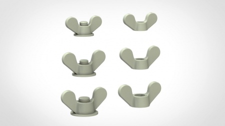 SPM35030 Барашковые гайки 60 шт