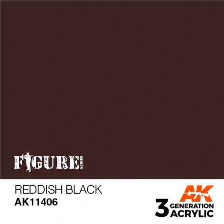 AK11406 Краска акриловая 3Gen Reddish Black
