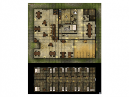 1808HW Pathfinder НРИ: Поле игровое «Таверна»