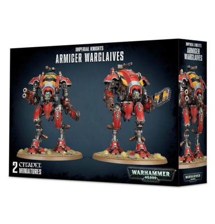 54-17GW Набор Имперские Рыцари. Оруженосцы Глефы (Imperial Knights Armiger Warglaives)