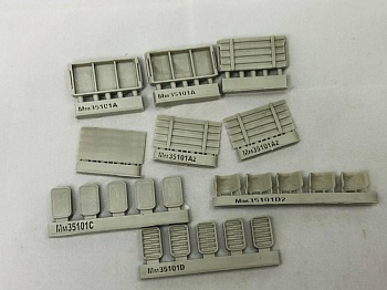 MM35120 Ящик 23\30мм откр + 15 цинков + 3 декаль