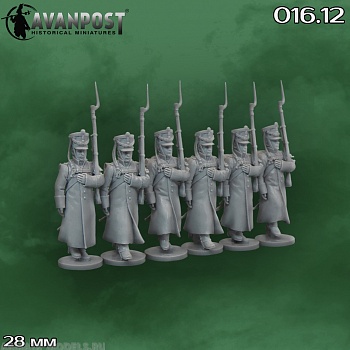 016.12АП Русская тяжёлая пехота: мушкетёрская рота (в шинелях)