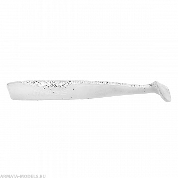 Виброхвост Chebak 3,15"/8 см White & Sparkles 7шт. (HS-3-002) Helios