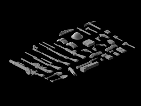 35688 Оружие и снаряжение пехоты США 1 МВ ICM