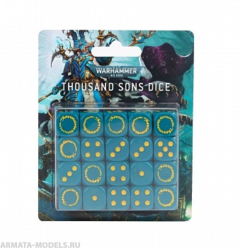 43-90GW Набор кубиков Тысяча Сынов (Thousand Sons Dice Set) 43-90GW Набор кубиков Тысяча Сынов (Thousand Sons Dice Set)
