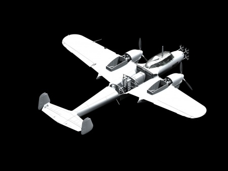 48242 Do 215 B-5, германский ночной истребитель 2 МВ ICM