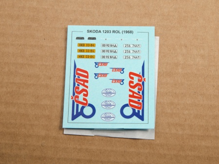 1499AVD Сборная модель Skoda 1203 ROL (1968) AVD Models
