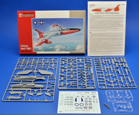SH72322 Folland Gnat F Mk.I British Single Seaters Special Hobby