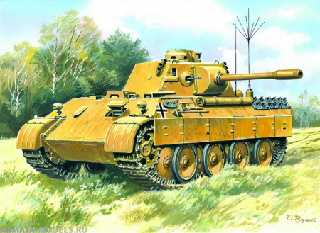 35571 Beobachtungspanzer Panther, германский подвижный АНП ICM 35571 Beobachtungspanzer Panther, германский подвижный АНП ICM