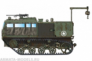 82921 Транспортер MD M4 High Speed Tractor (155mm/8-in/240mm) 1/72