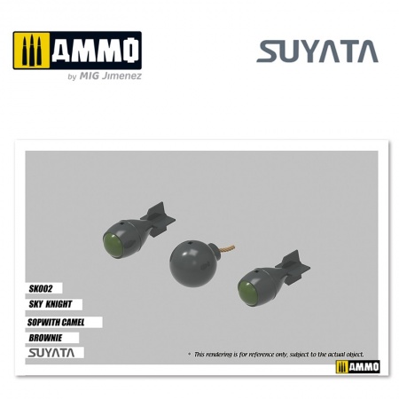 SK002 Сборная модель Sopwith Camel & “Brownie” Suyata