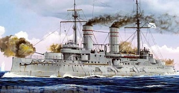 05337 Корабль  Russian Navy Tsesarevich Battleship 1917  05337 Корабль  Russian Navy Tsesarevich Battleship 1917