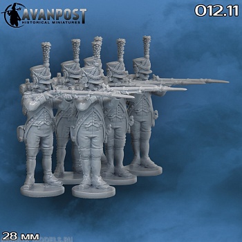 012.11АП Французская линейная пехота: вольтижерская рота