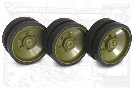 35265MIN БМП-3 Комплект опорных катков