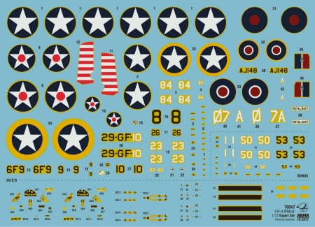 AH70047 F4F-4 Wildcat Expert Set Arma Hobby