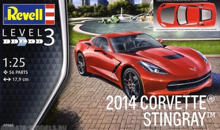07060 Автомобиль  Corvette Stingray Revell