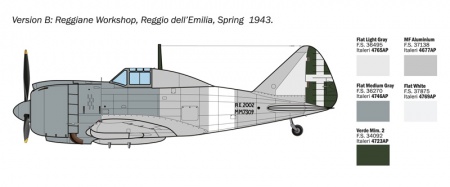 1472ИТ Самолет REGGIANE RE.2002 ARIETE Italeri