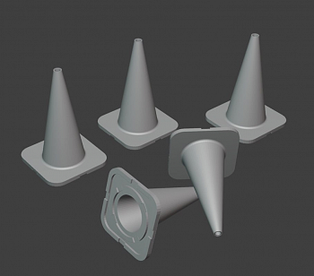 HE-72082 Миниатюра Конусы (5шт) HE-72082 Миниатюра Конусы (5шт)