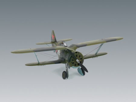 48095 И-153 Чайка Советский истребитель-биплан ІІ МВ ICM 48095 И-153 Чайка Советский истребитель-биплан ІІ МВ ICM