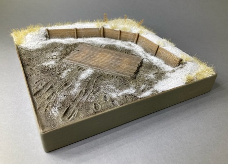 HM01015 Блиндаж для пушки (зима)