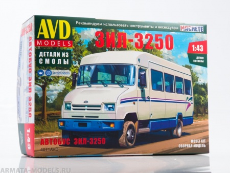4071AVD Сборная модель Автобус ЗИЛ-3250 AVD Models