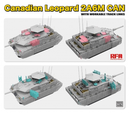 RM-5076 Canadian LEOPARD 2A6M CAN with workable Rye Field Model (RFM)