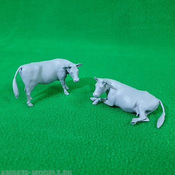 6006 коровы набор 2 шт масштаб 1:35