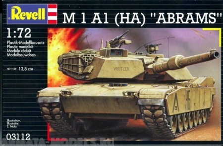 03112 Танк M 1 A1 (HA) Abrams Revell