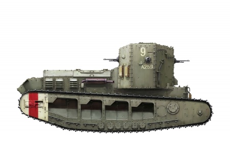 TS-021 BRITISH MEDIUM TANK Mk.A WHIPPET Meng