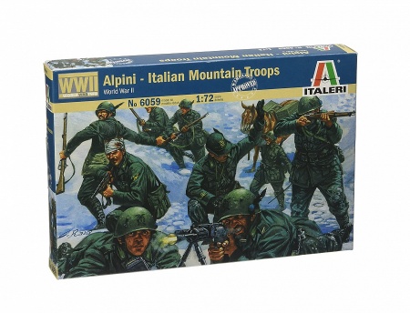 Набор фигурок 6059ИТ Солдатики Italian Mountain Troops Alpini Italeri