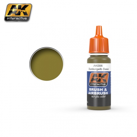 AK006 Акриловая краска DUNKELGELB BASE