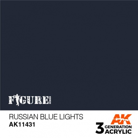 AK11431 Краска акриловая 3Gen Russian Blue Lights
