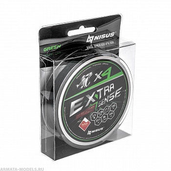 Шнур Extrasense X4 PE Green 150m 2.5/38LB 0.28mm (N-ES-X4-2.5/38LB) NISUS Шнур Extrasense X4 PE Green 150m 2.5/38LB 0.28mm (N-ES-X4-2.5/38LB) NISUS