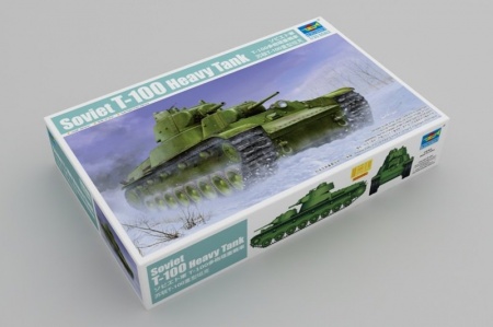 09590P Soviet T-100 Heavy Tank Trumpeter
