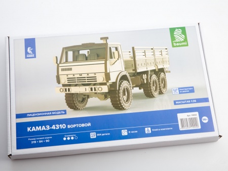 11002BAUMI Сборная модель КАМАЗ-4310 Бортовой Baumi