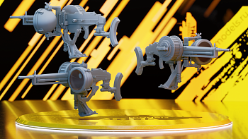 AM36030 Зенитный пулемет с прожектором (прозрачные детали) для AMX ELC BIS (Не для свободной продажи)